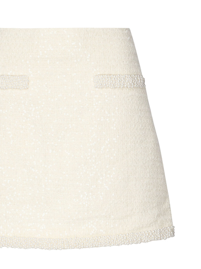 Self-Portrait Skirts White Acrylic