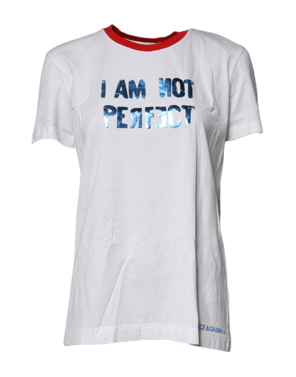 Dolce & Gabbana 100% Cotton t-shirt in white