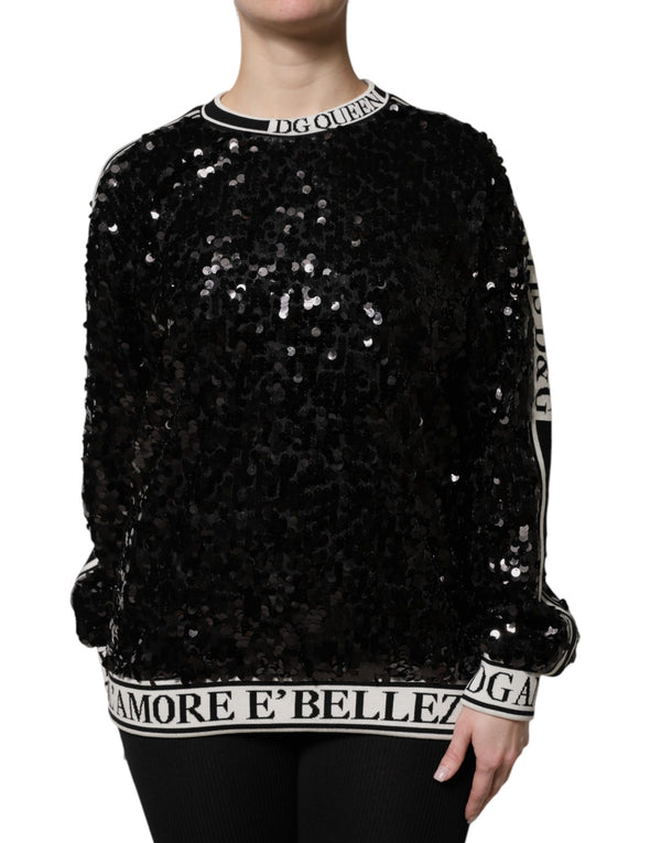 Dolce & Gabbana 100% Polyester (body) sweatshirt in black