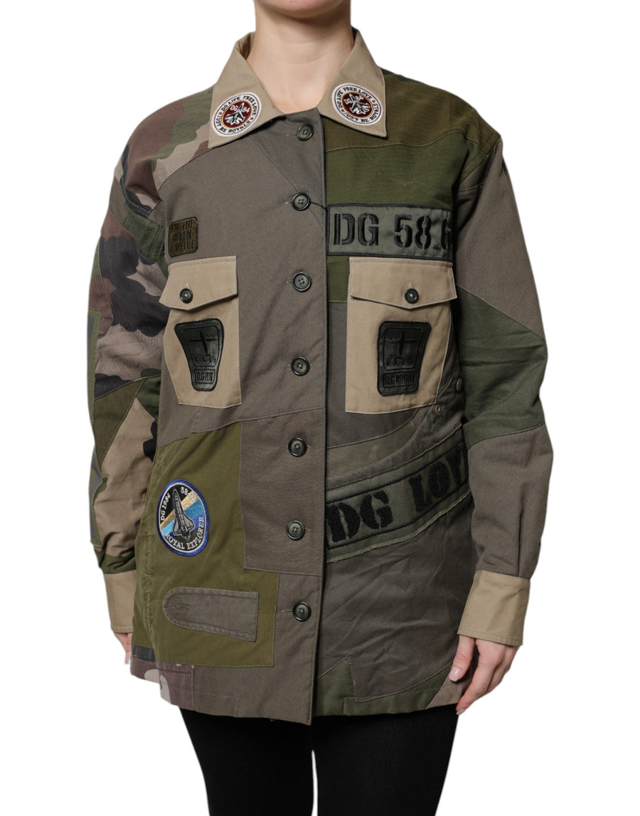 Dolce & Gabbana 100% Cotton jacket in green