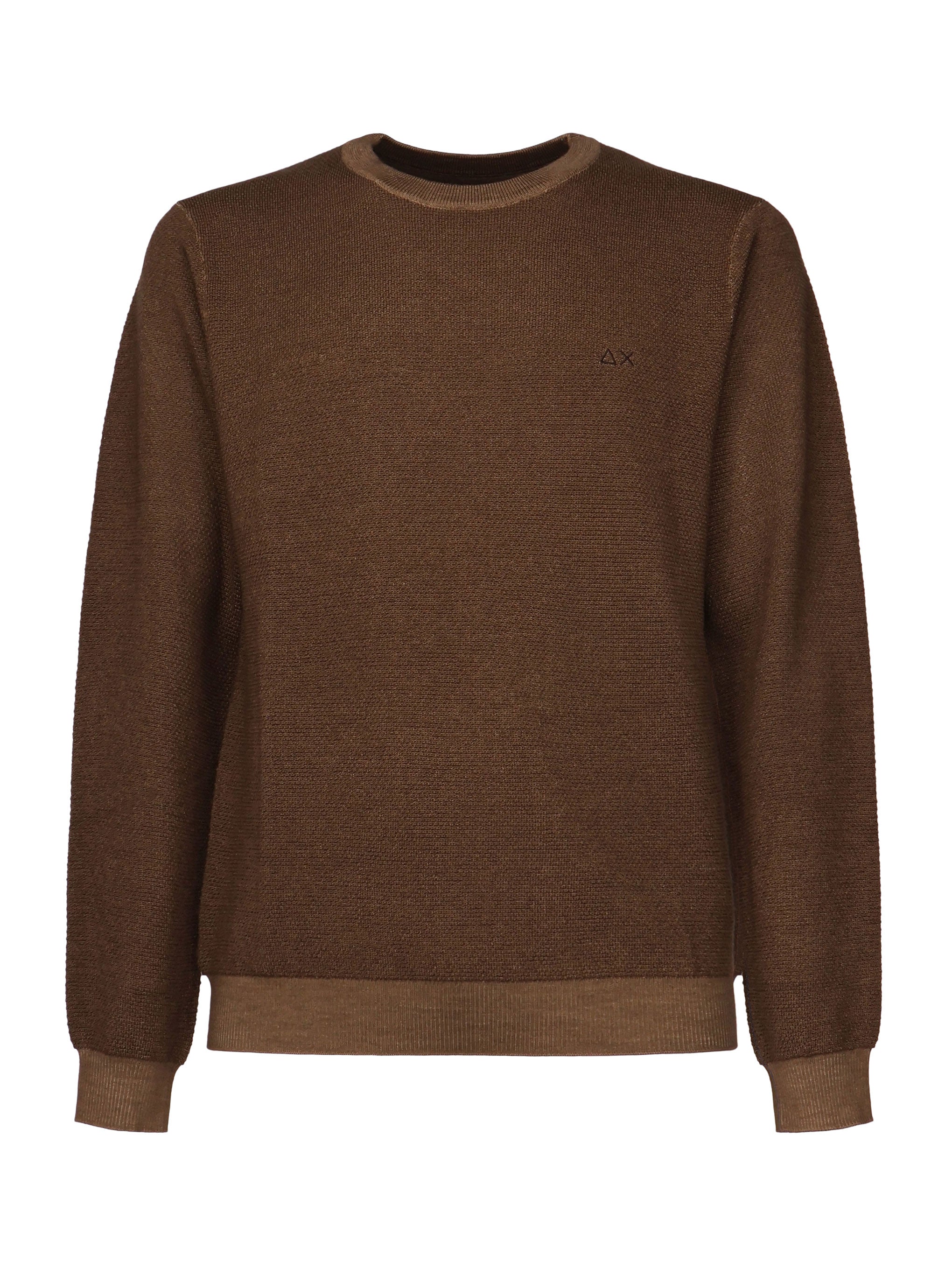 Sun 68 Sweaters Brown Polyamide
