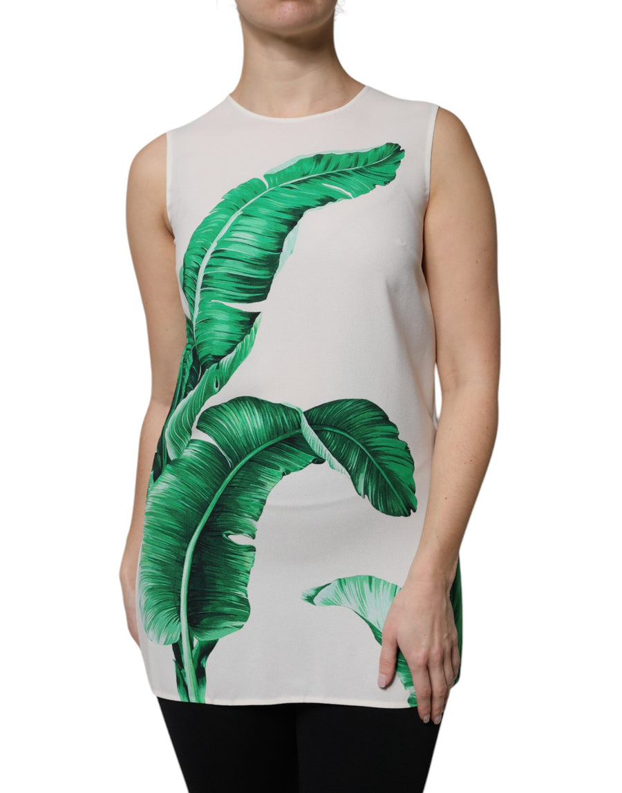 Dolce & Gabbana 100% Viscose tank top in white