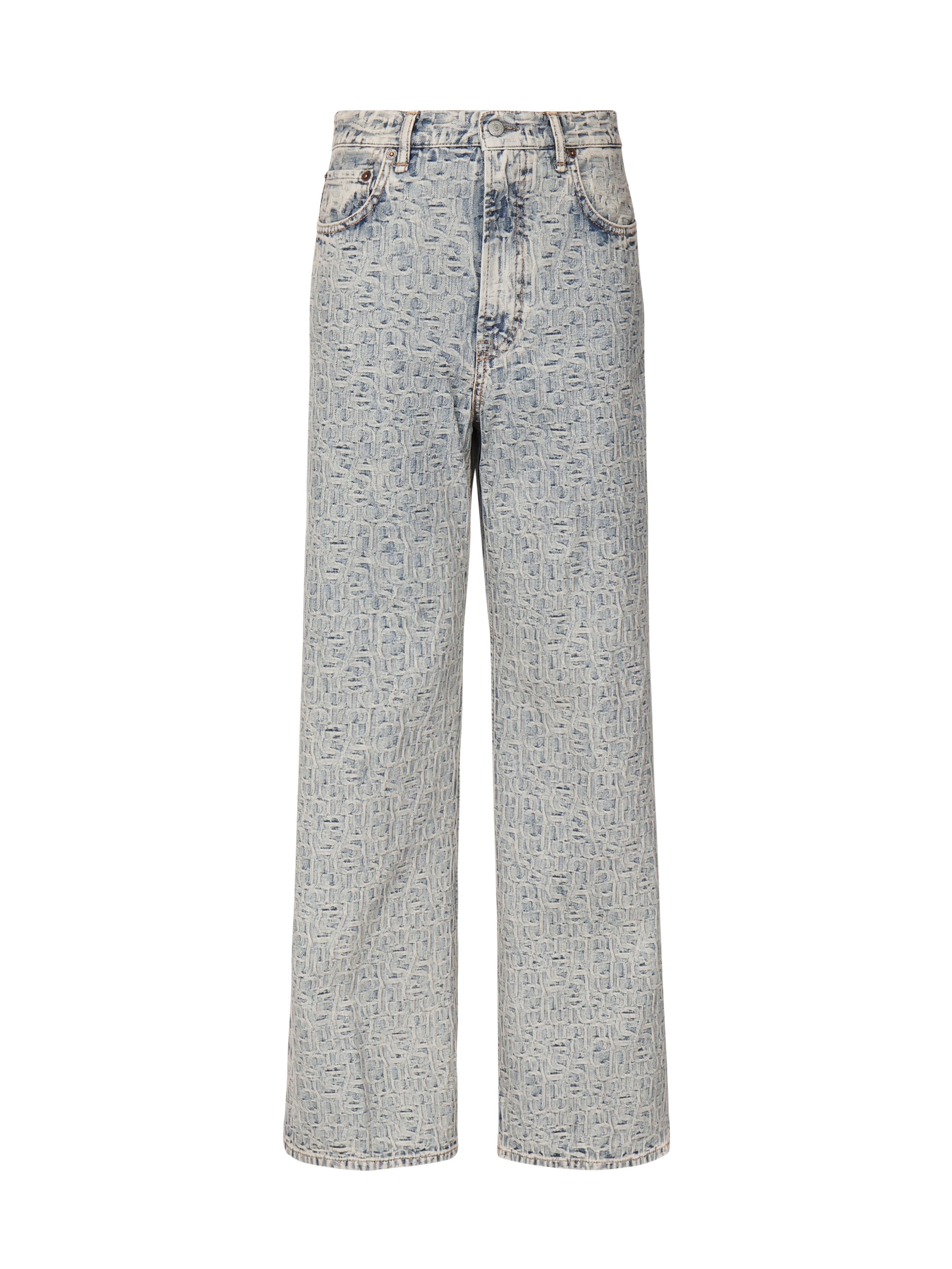 Acne Studios Jeans Blue/beige Shell: Cotton