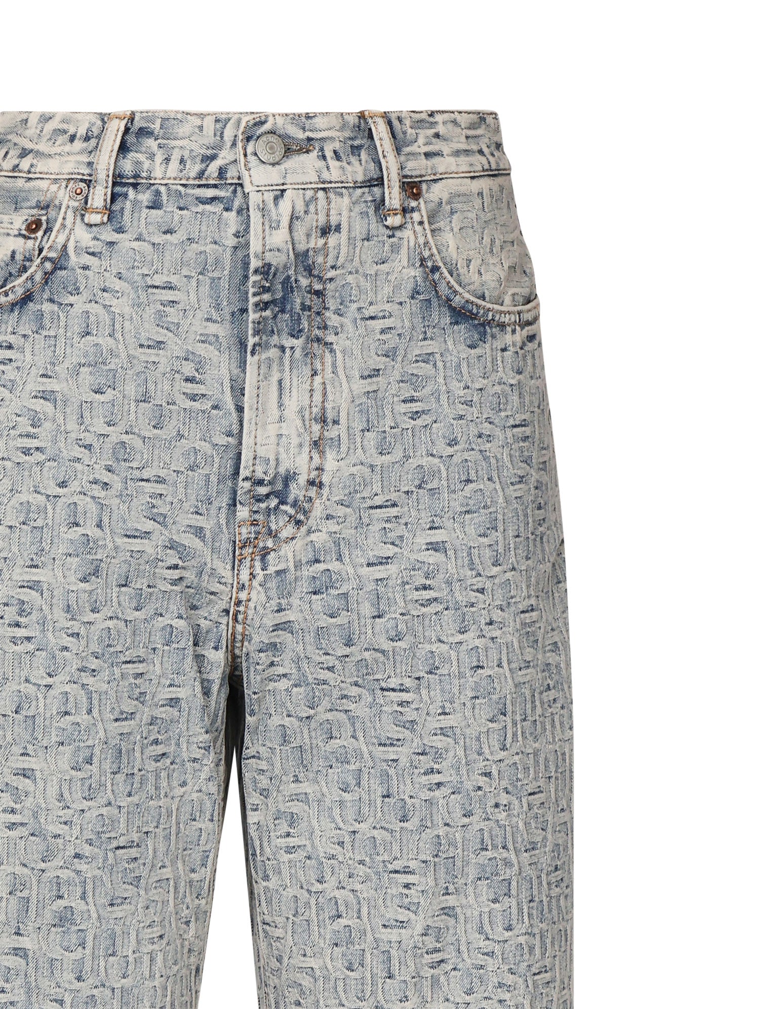 Acne Studios Jeans Blue/beige Shell: Cotton
