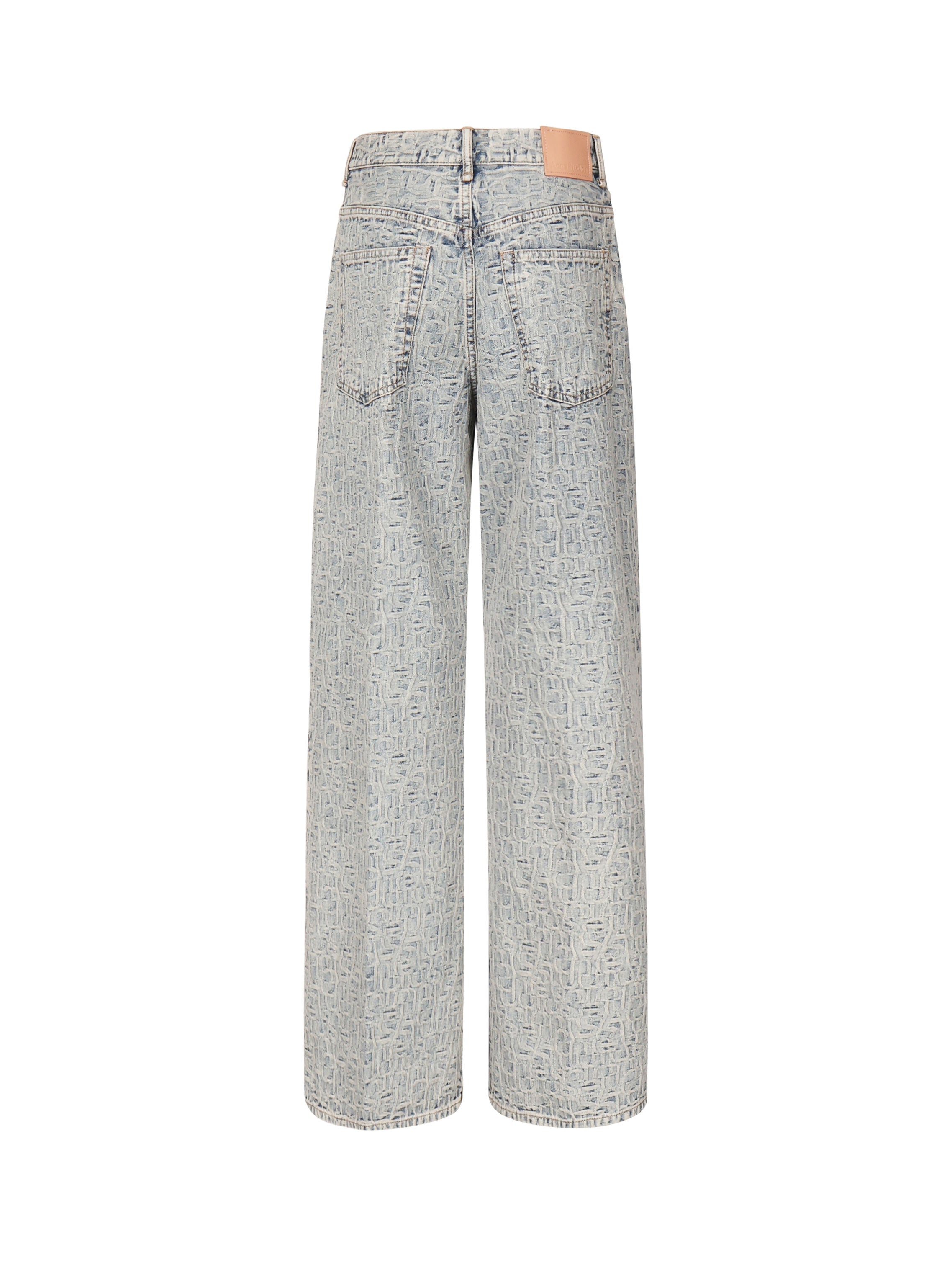 Acne Studios Jeans Blue/beige Shell: Cotton