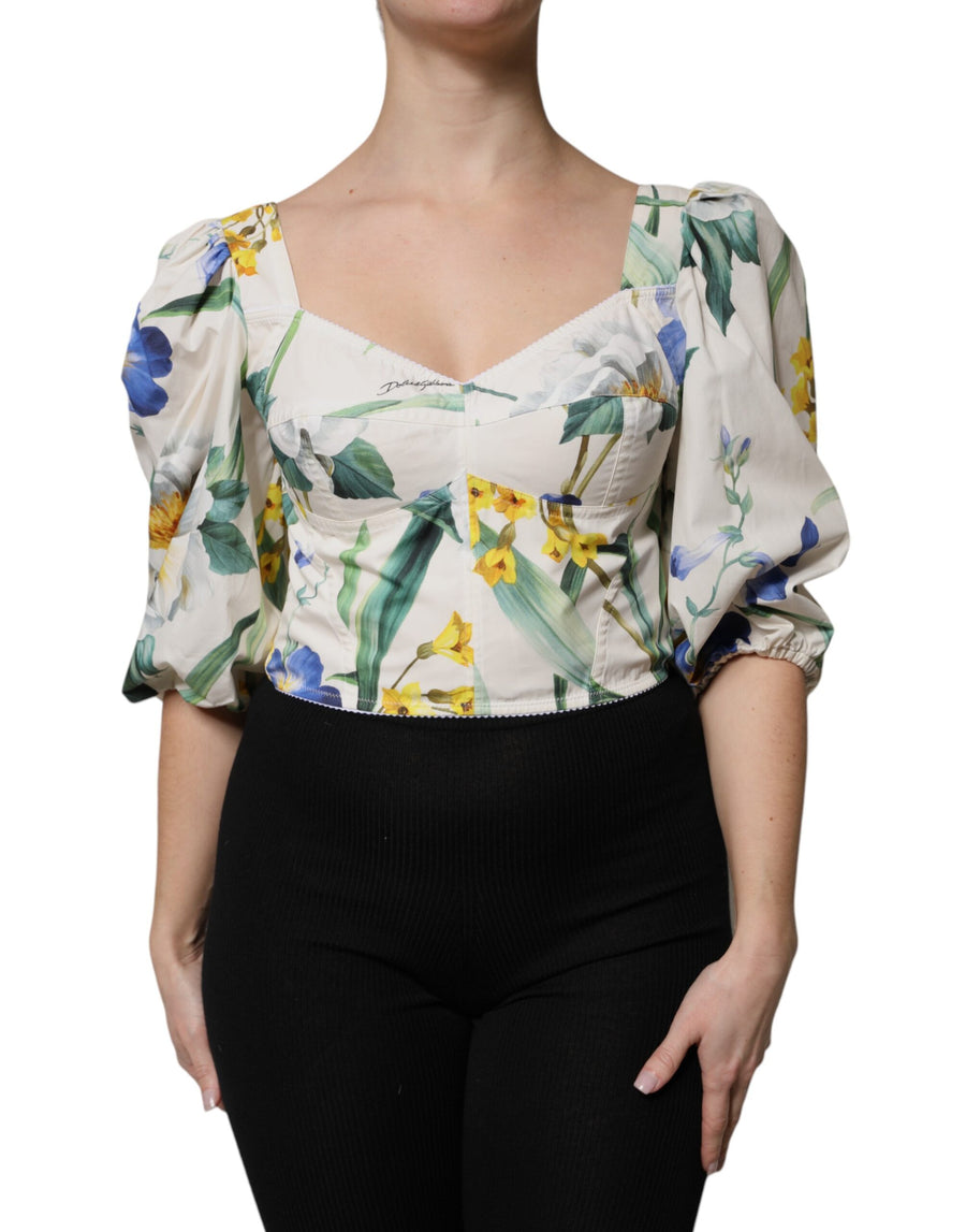 Dolce & Gabbana 100% Cotton blouse in white
