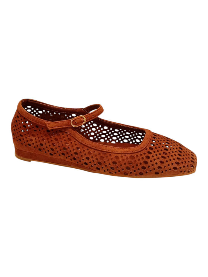 10z Forato Micro Camoscio Brown Suede | Shoe
