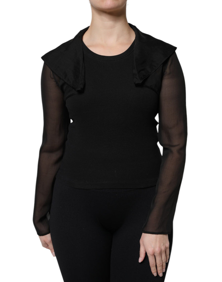 Dolce & Gabbana 100% Silk blouse in black