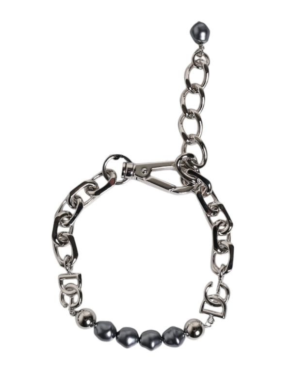 Dolce & Gabbana Silver-tone metal bracelet in silver