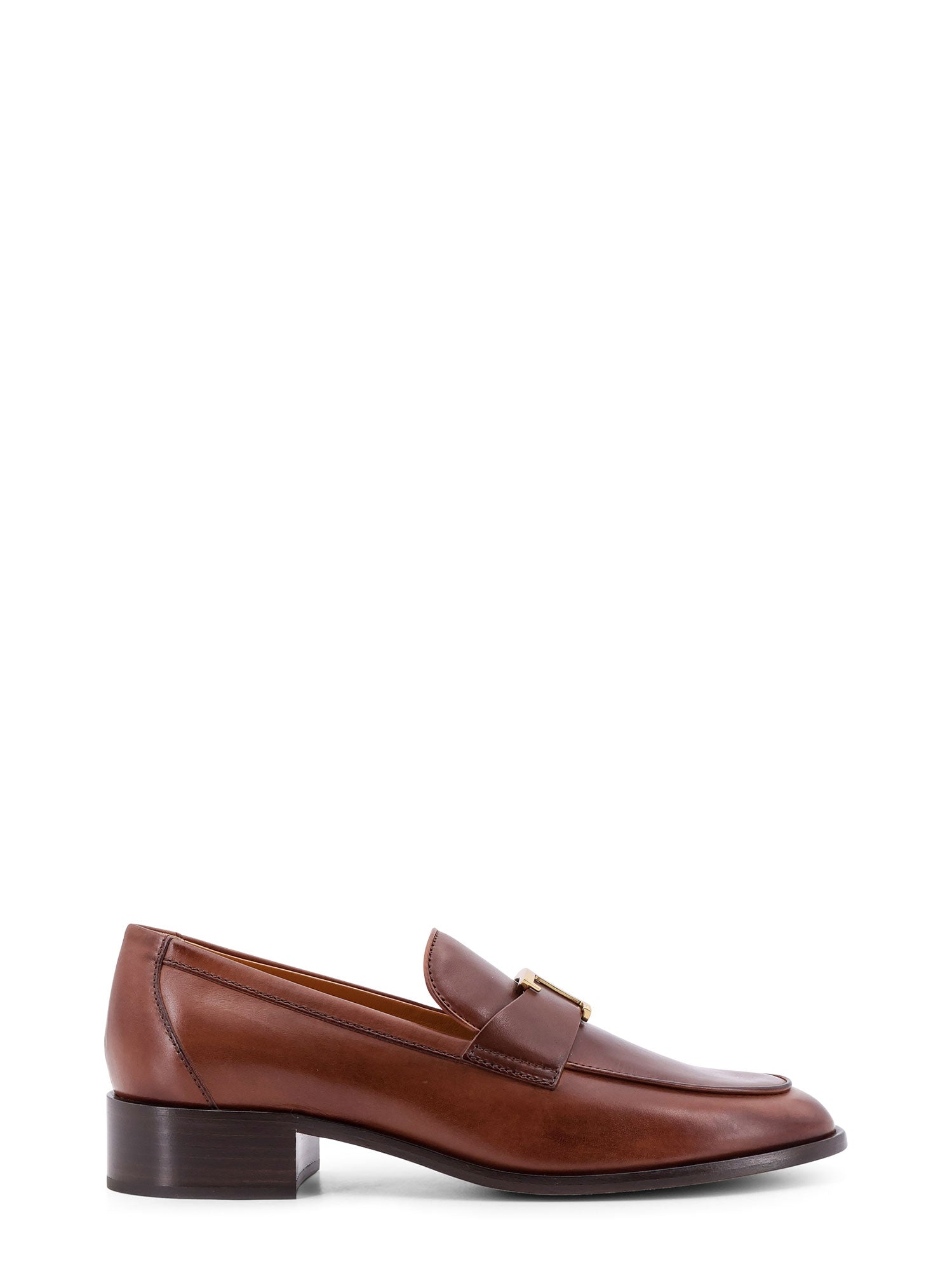 Tods Flat Shoes Brown Pelle