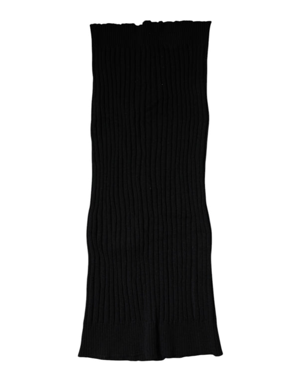Dolce & Gabbana 100% Cashmere scarf in black