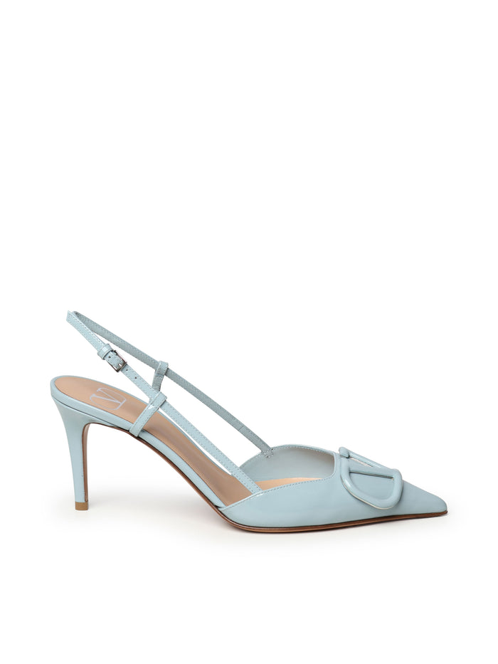 Valentino Garavani With Heel Blue Calfskin