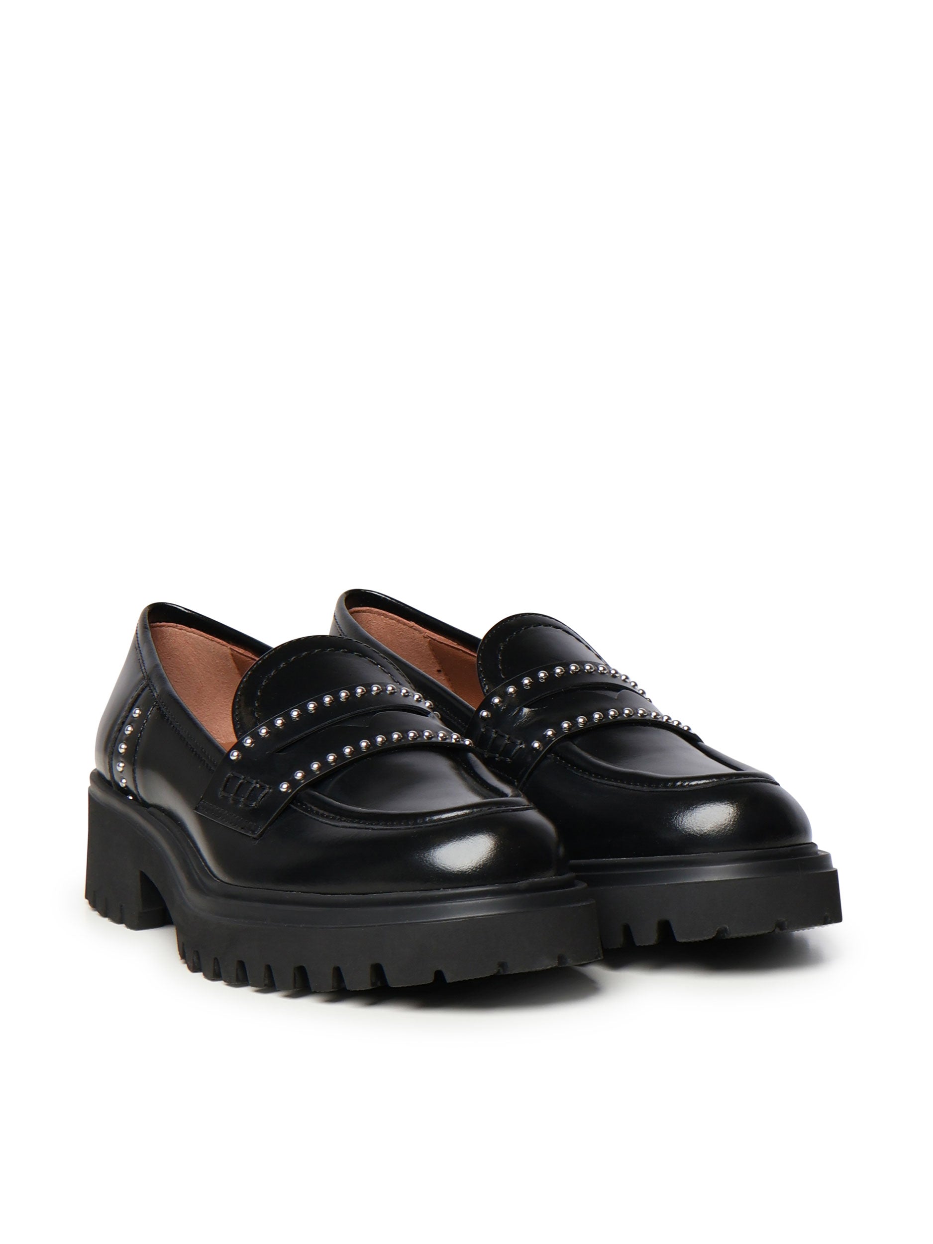 Evaluna Flat shoes Black Leather