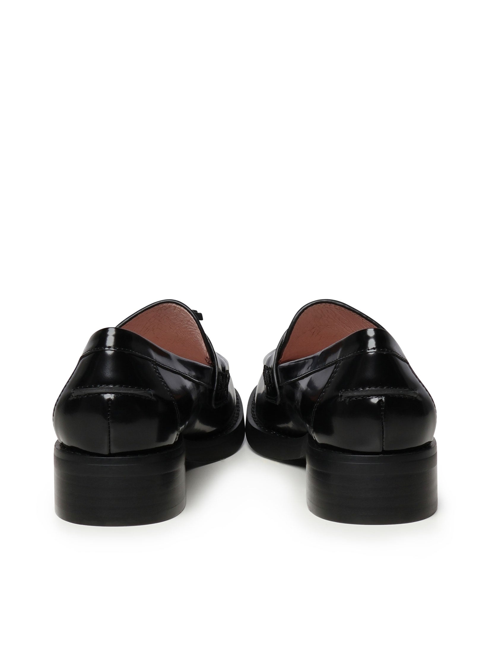 Coccinelle Flat Shoes Black Cowskin