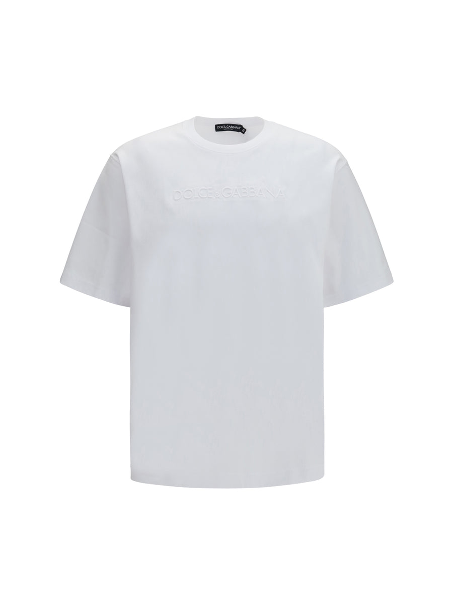 Cotton T-Shirt With Regular Fit Bianco Ottico T-shirts