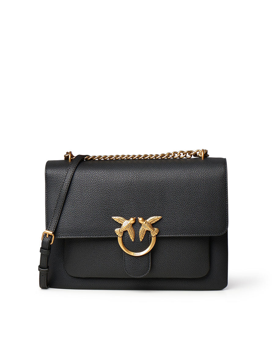 Pinko Bags Black Cowskin