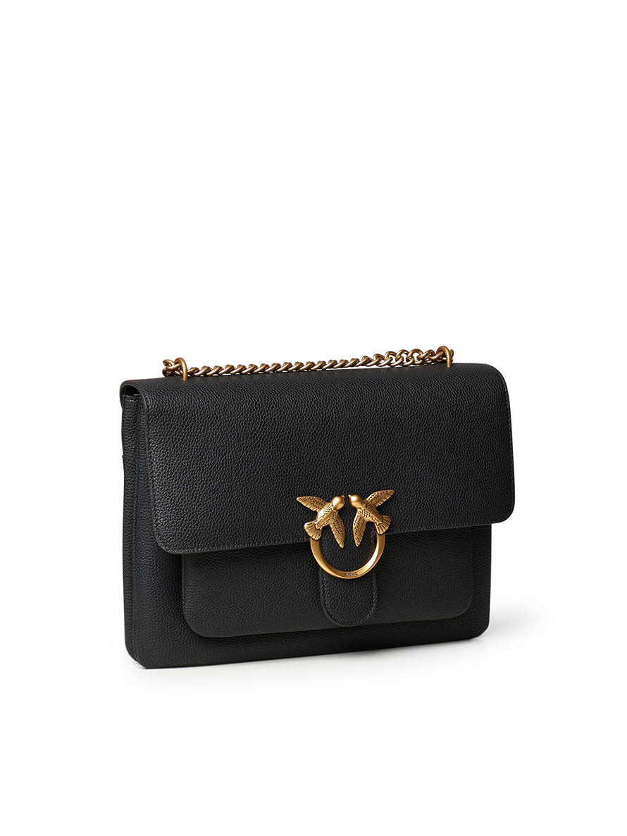Pinko Bags Black Cowskin