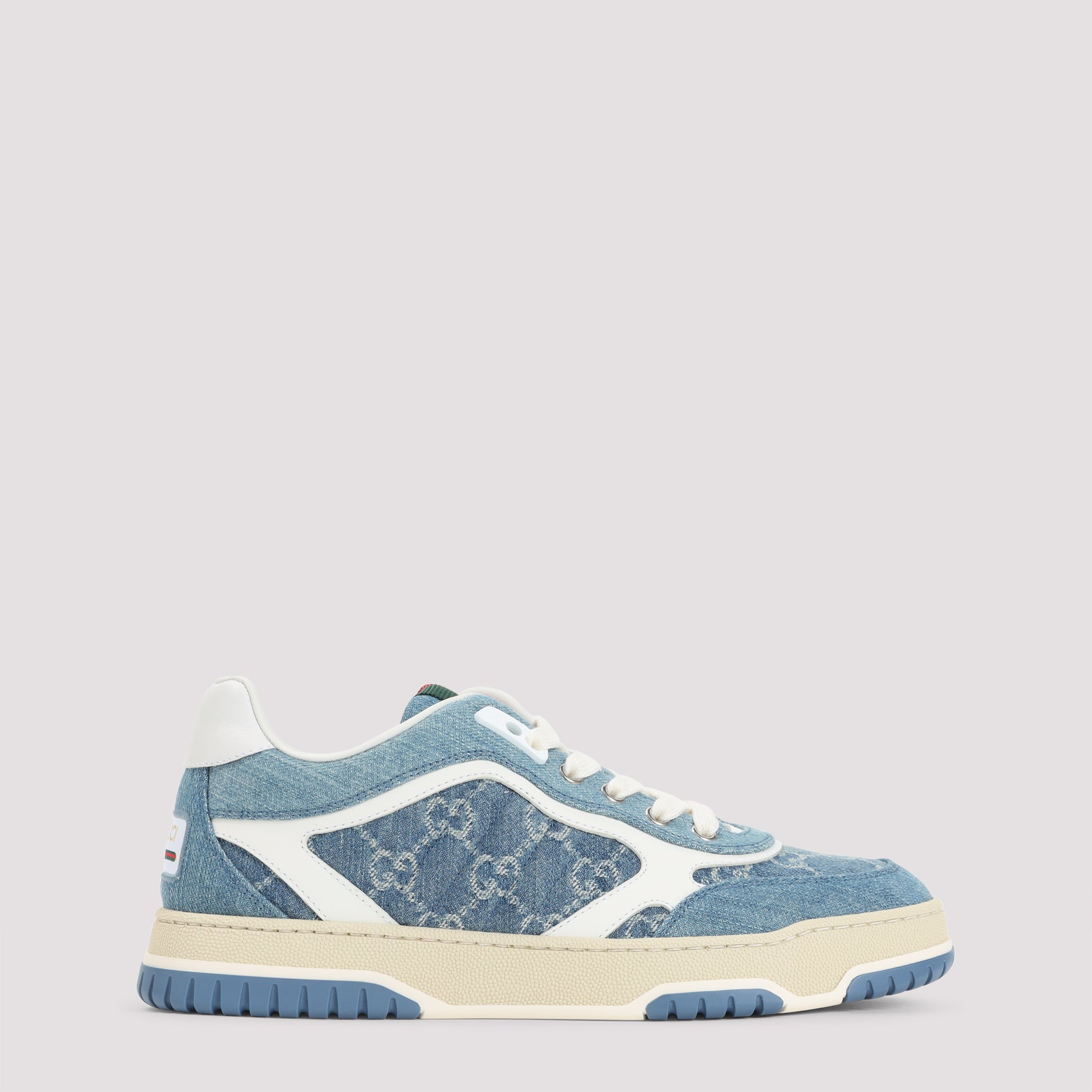 Re-web Sneakers Blue Cotton Rubber Shoe