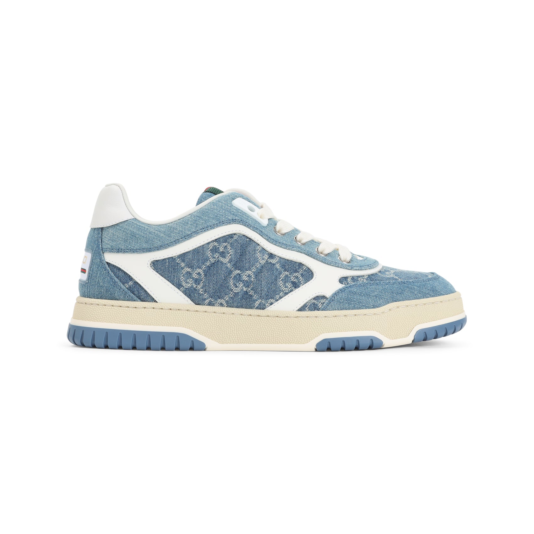 Re-web Sneakers Blue Cotton Rubber Shoe