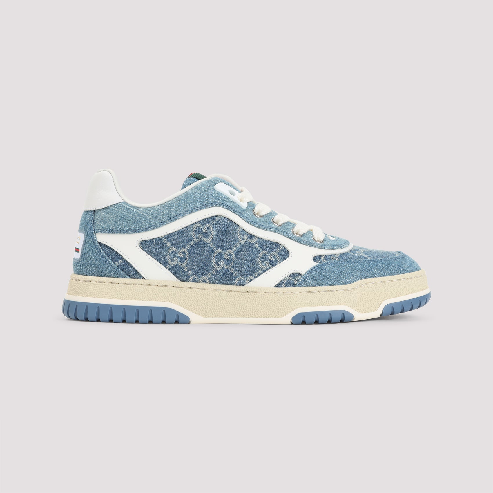 Re-web Sneakers Blue Cotton Rubber Shoe