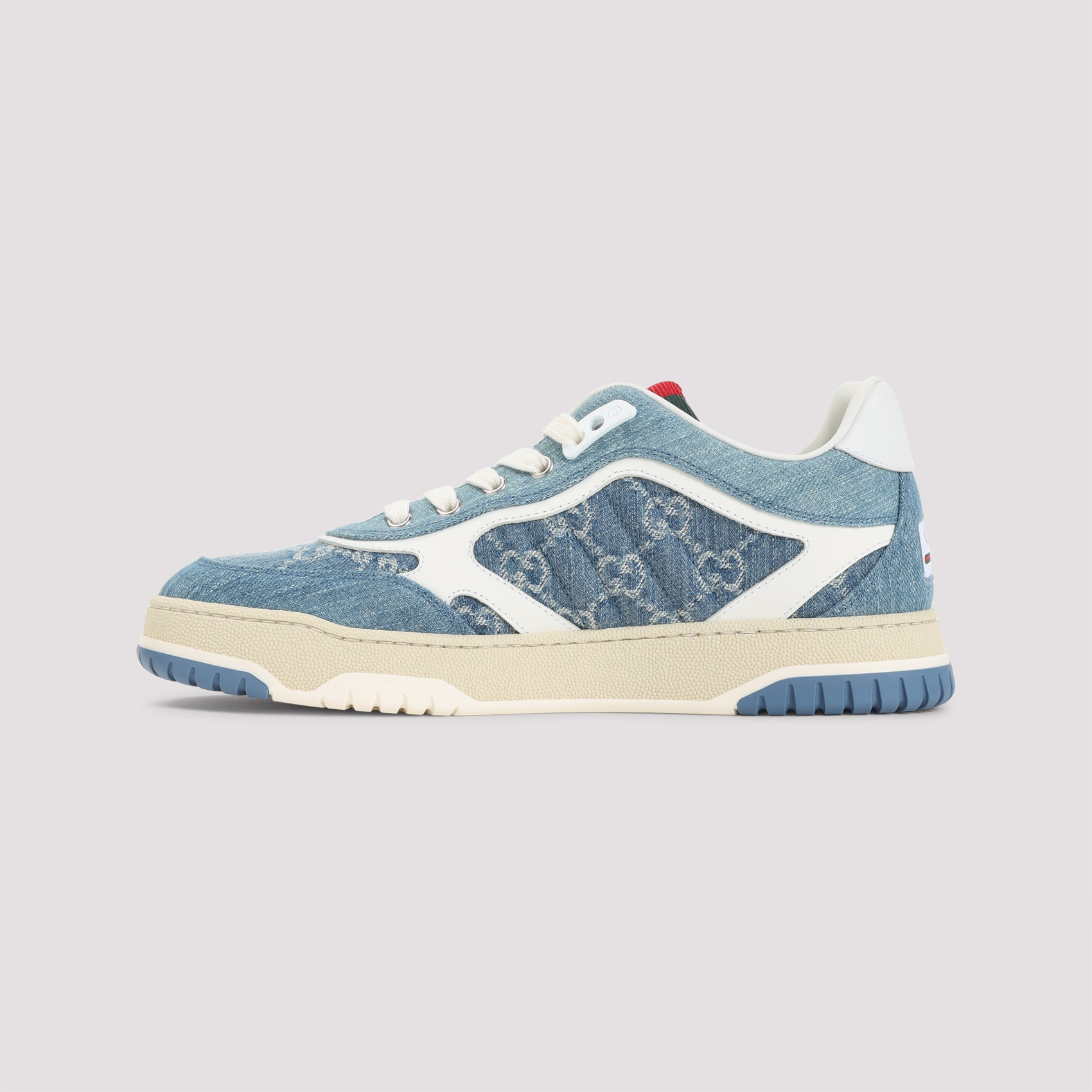Re-web Sneakers Blue Cotton Rubber Shoe