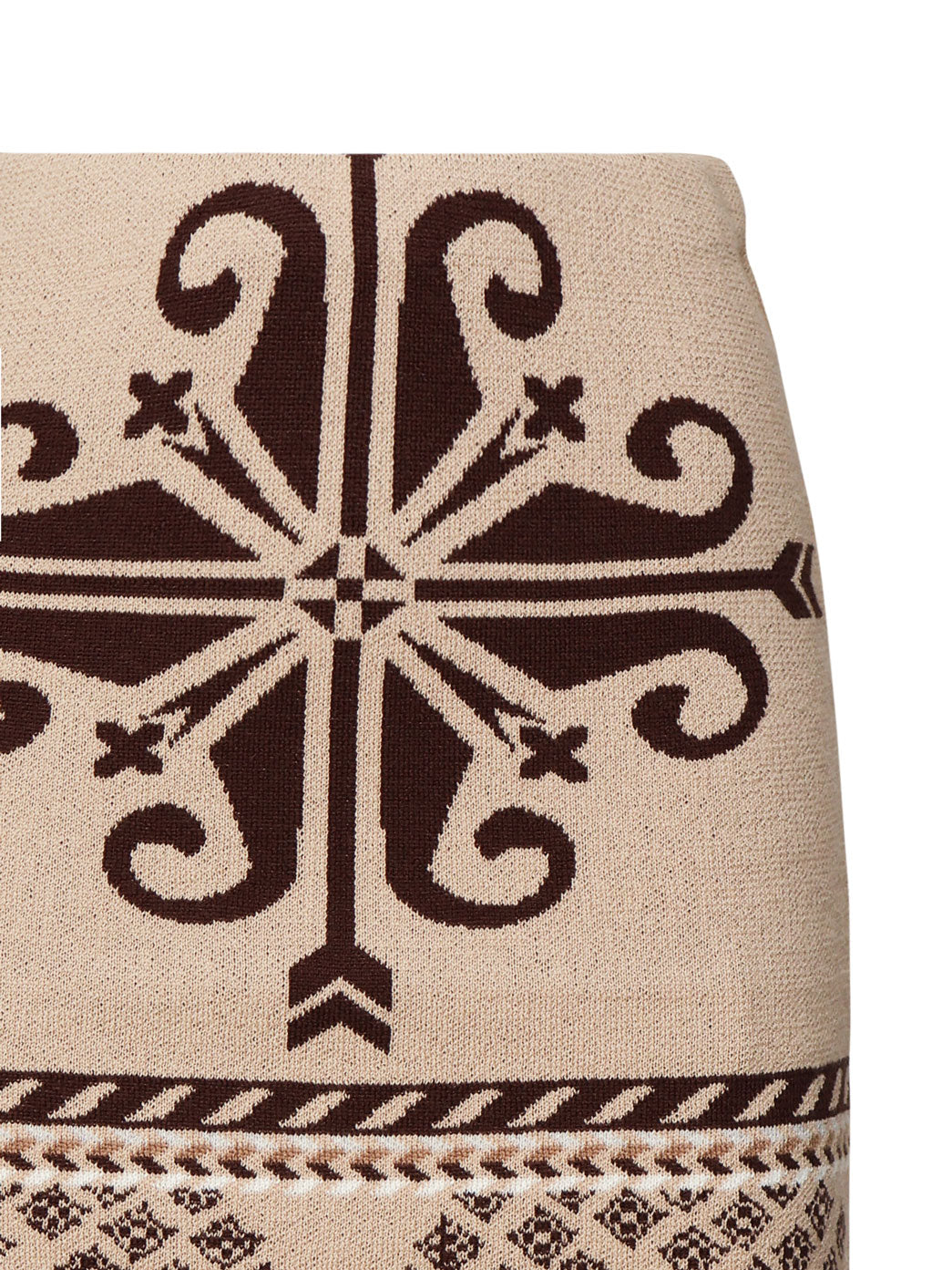 ISPIRED BY AKEP Skirts Brown Viscosa Poliammide Elastomero