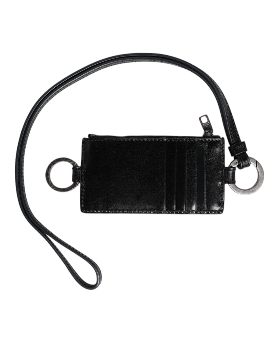 Dolce & Gabbana 100% Horse Leather card case in black