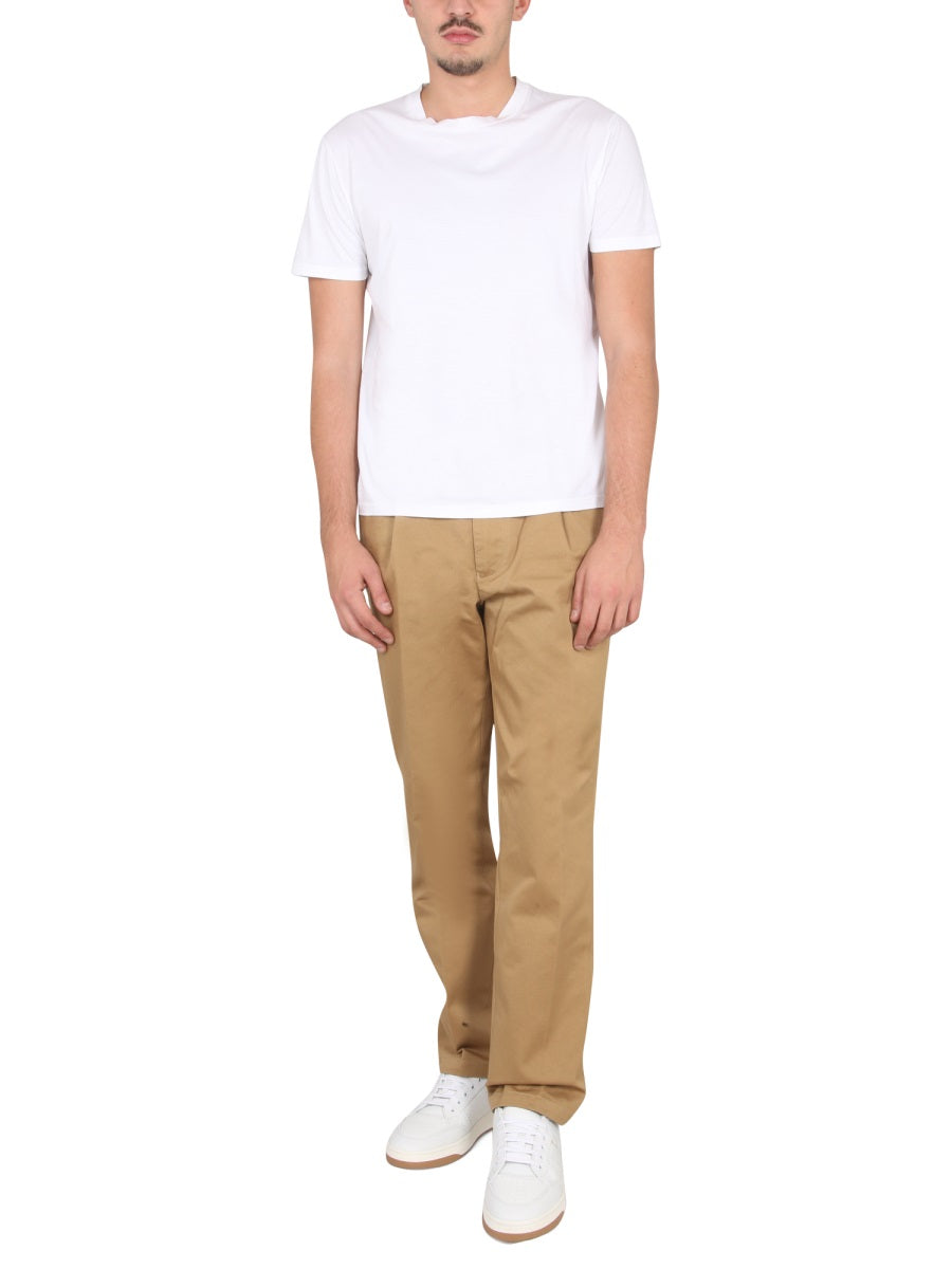 Chino Pants Barry Beige Cotton Trousers