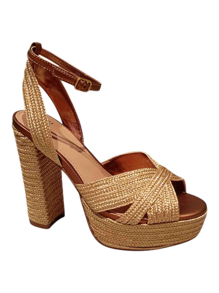 Ophelia Corda Gold Metallic Shoe