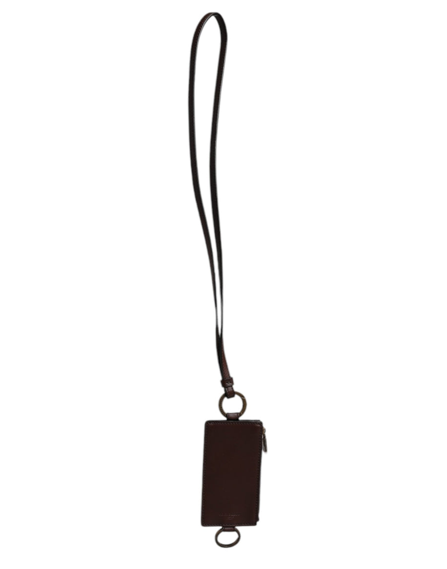 Dolce & Gabbana 100% Calfskin card case in brown