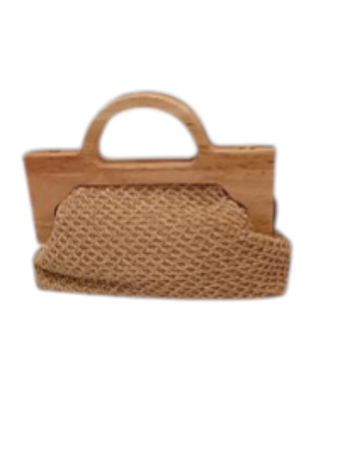 A Mano Nude & Neutrals Raffia | Bag