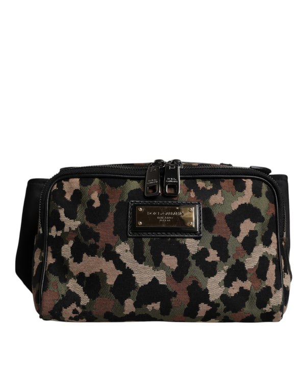 Dolce & Gabbana 40% Cotton 30% Polyester 15% Nylon 10% Leather 5% Acrylic belt bag in multicolor