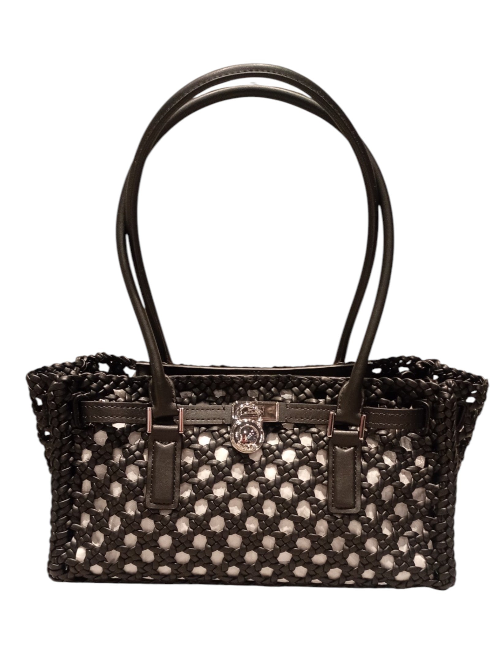 Sm Ew Shoulder Tote Black Calf Leather | Bag