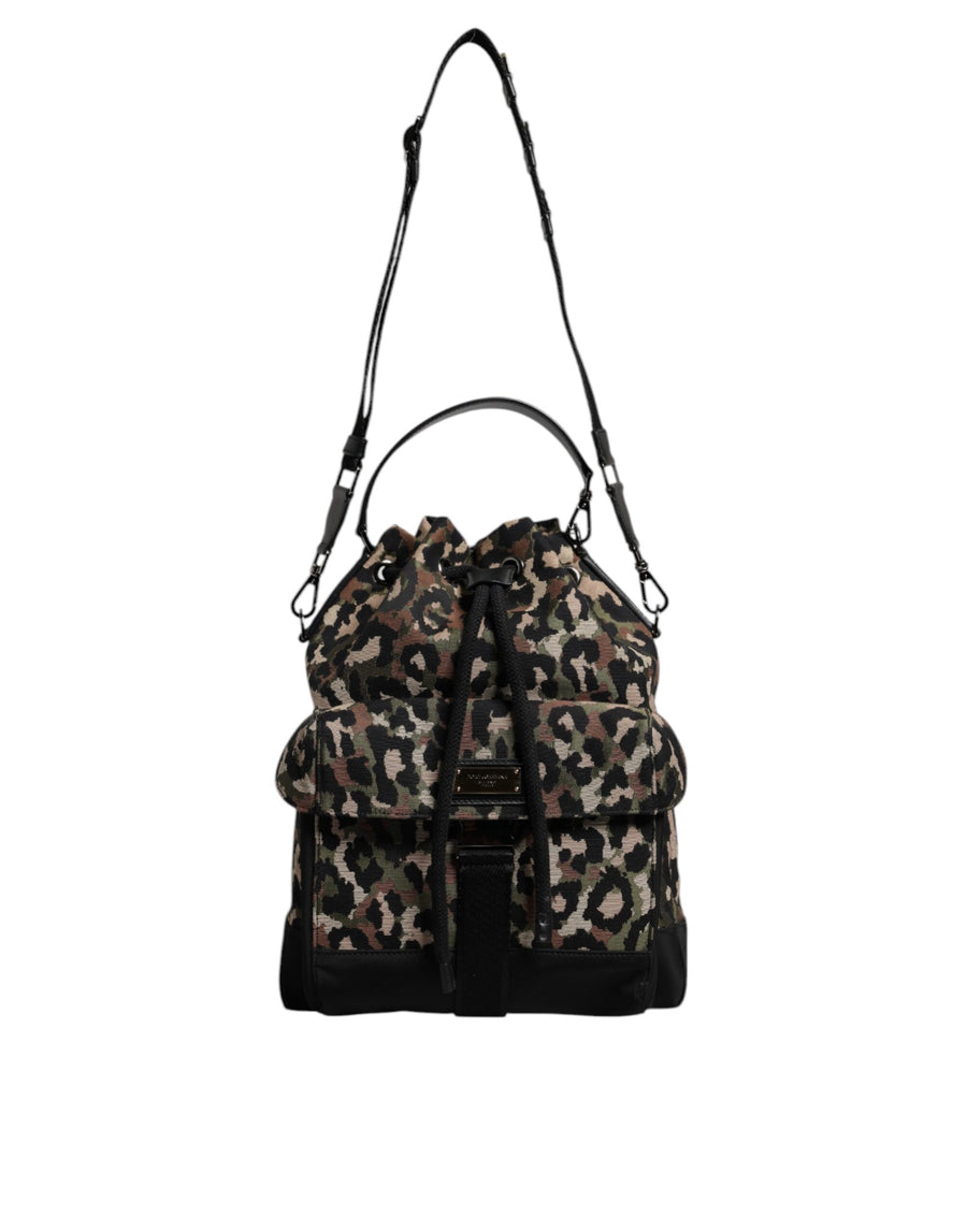 Dolce & Gabbana 40% Cotton bucket bag in multicolor