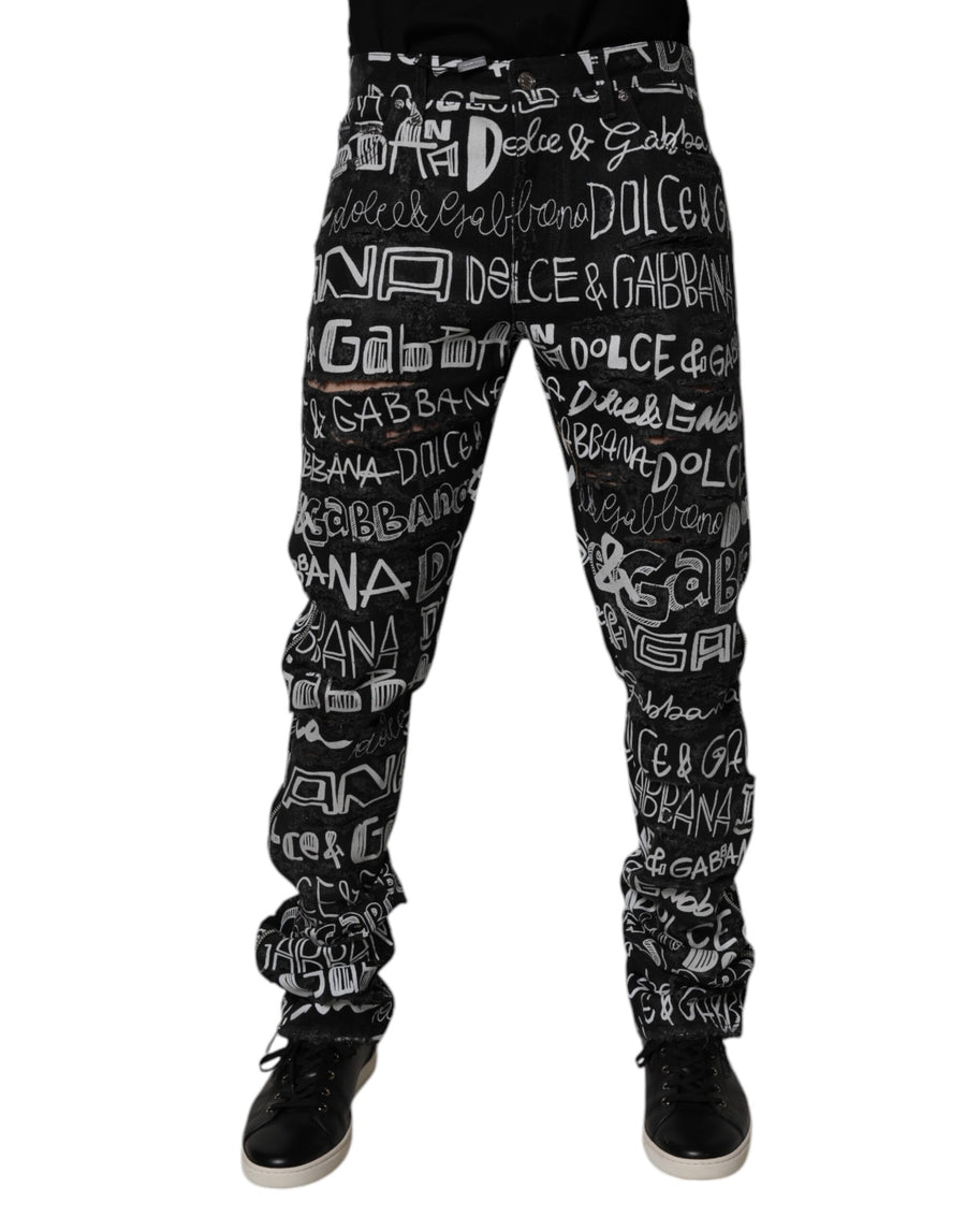 Dolce & Gabbana 100% Cotton jeans in black