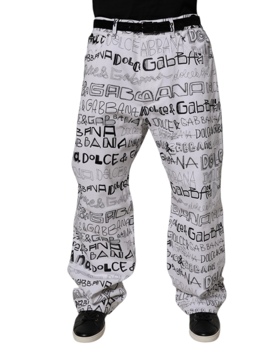 Dolce & Gabbana 98% Cotton 2% Elastane jeans in white