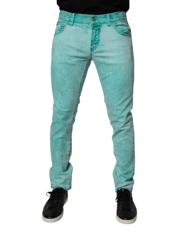 Dolce & Gabbana 98% Cotton 2% Elastane jeans in green