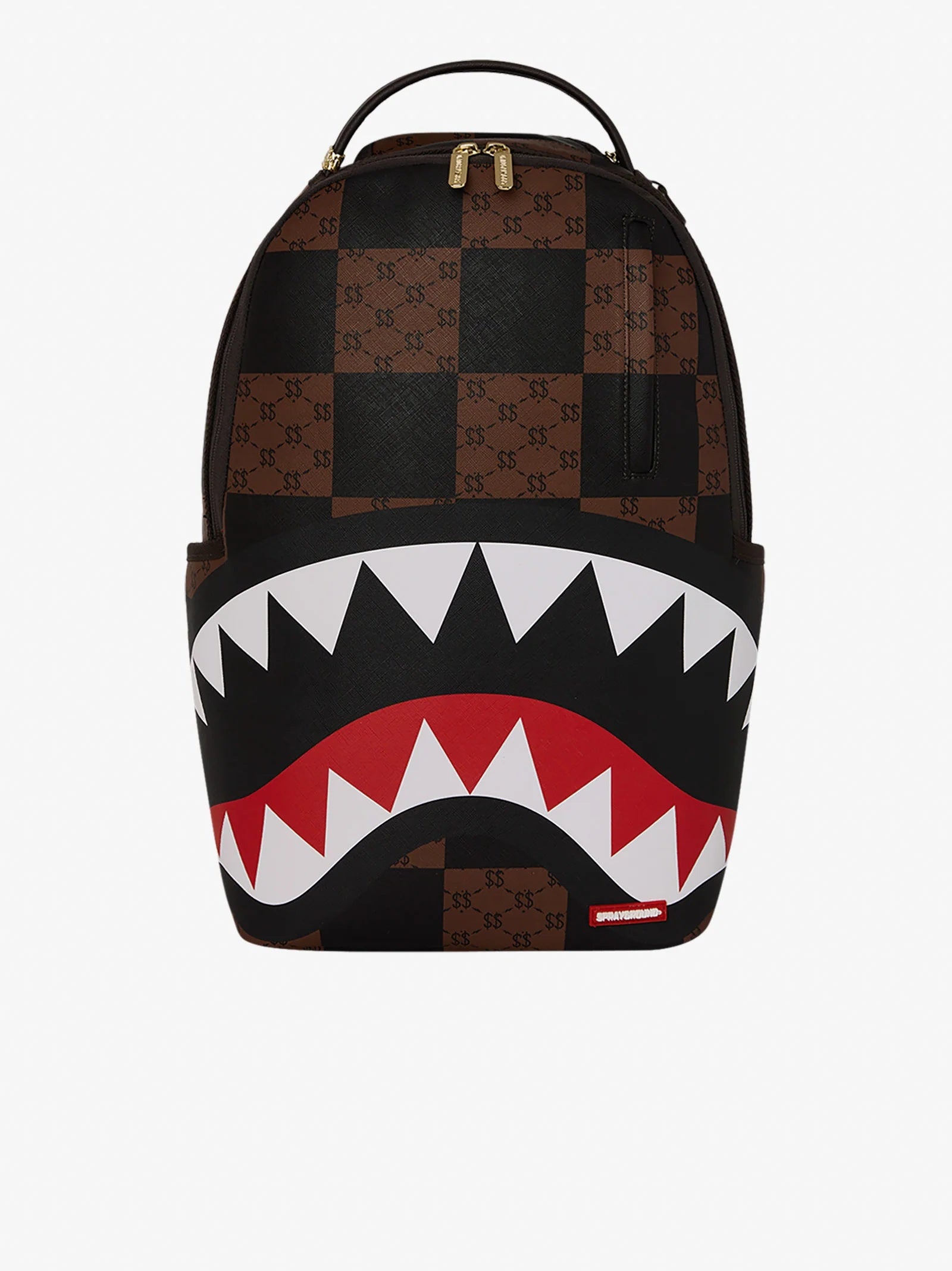 Enlarged Checks Paris Brown Calf Leather | Bag