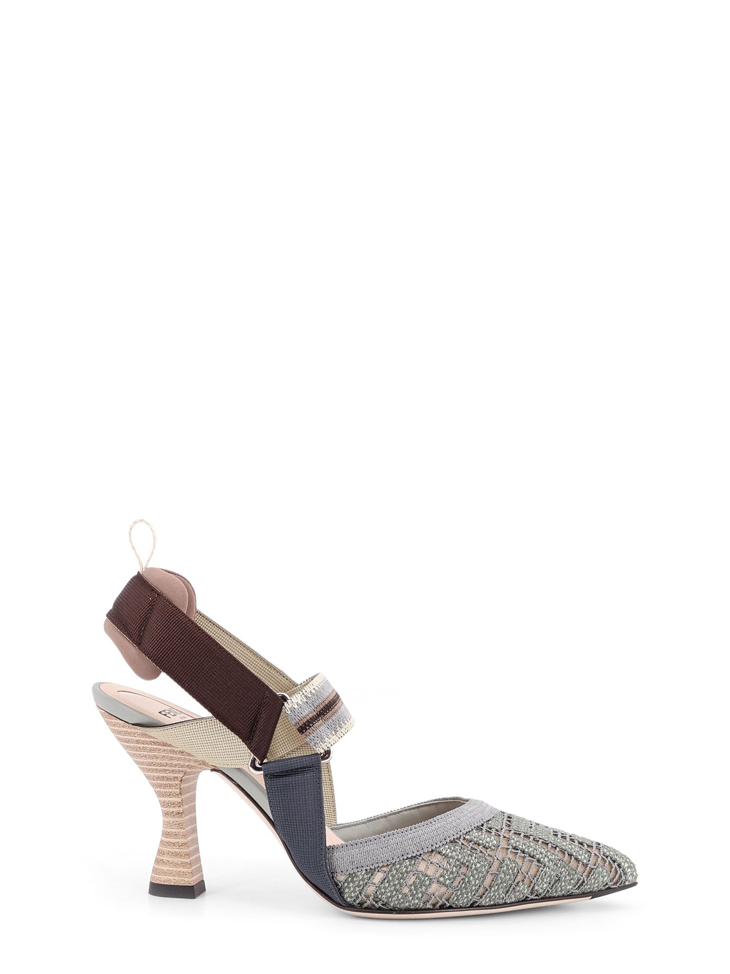 Fendi Sandals Blue Poliammide