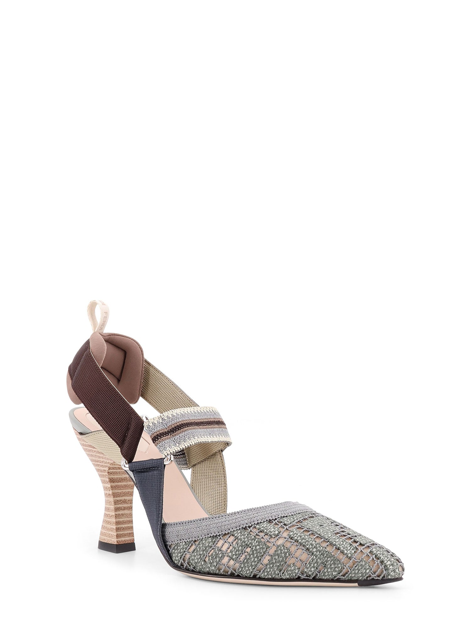 Fendi Sandals Blue Poliammide