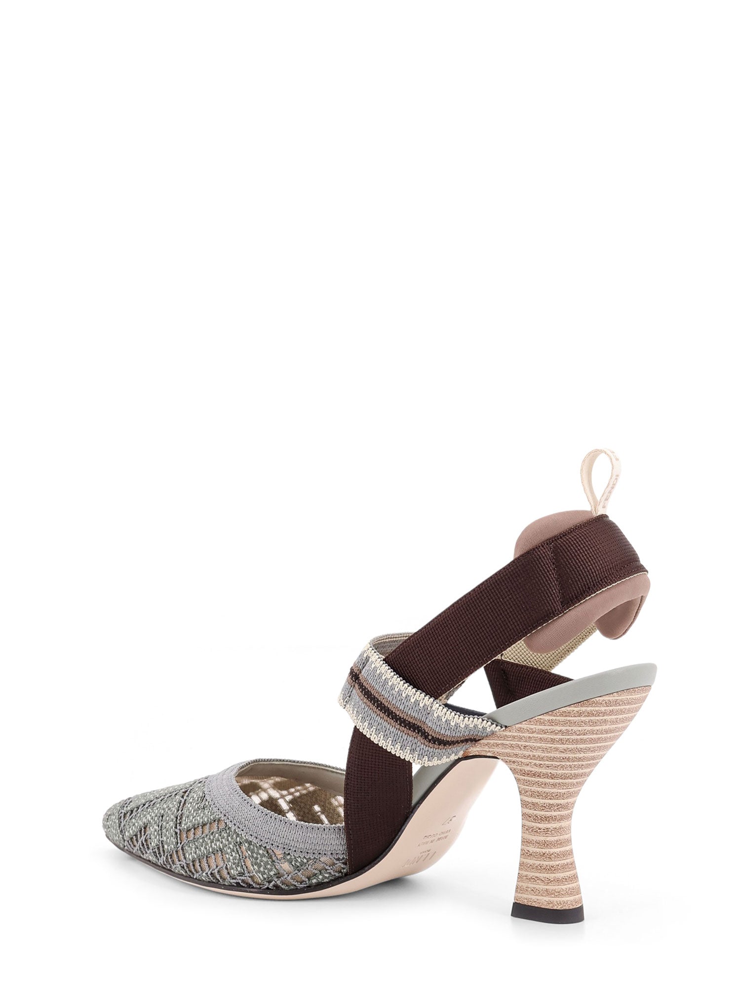 Fendi Sandals Blue Poliammide