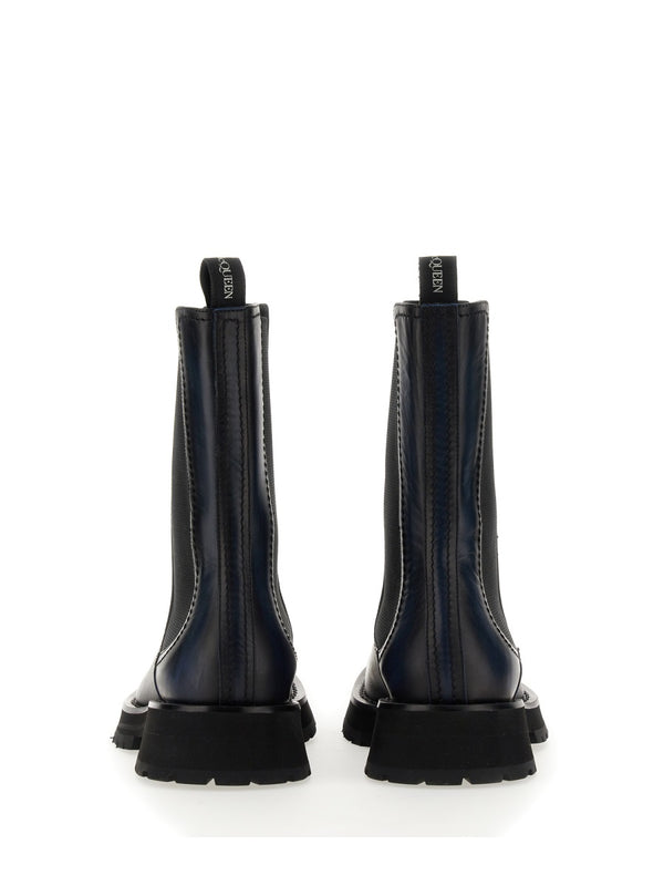 Leather Boot Charcoal