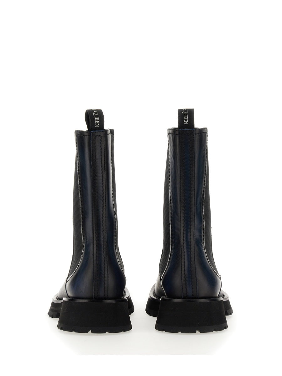 Leather Boot Charcoal