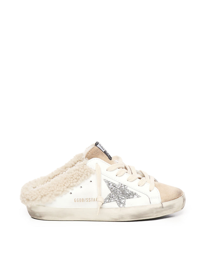 Golden Goose Sneakers White, Pink Cowskin
