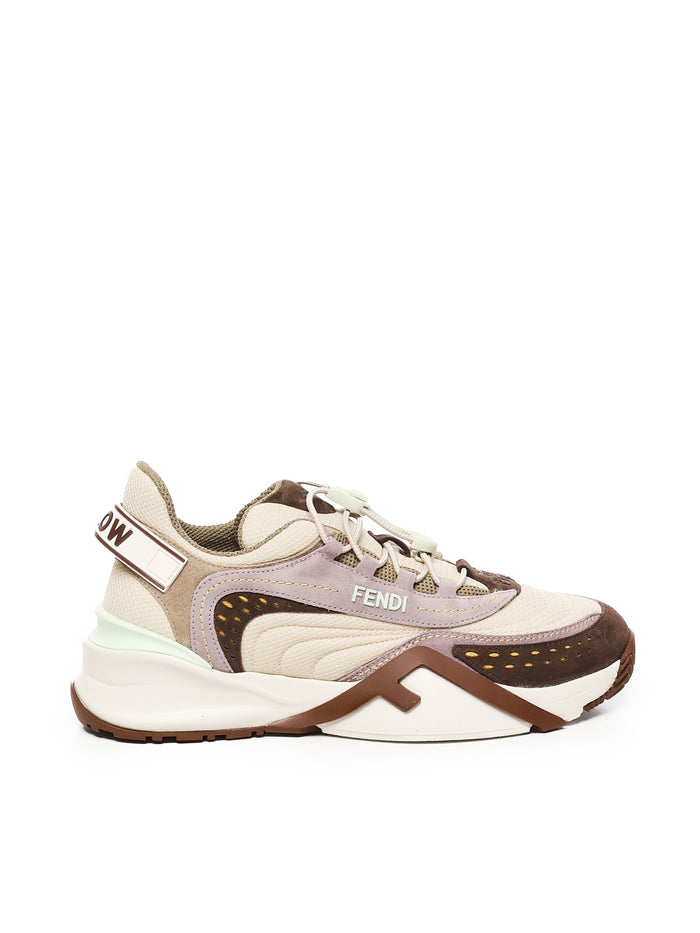 Fendi Sneakers Brown Polyester