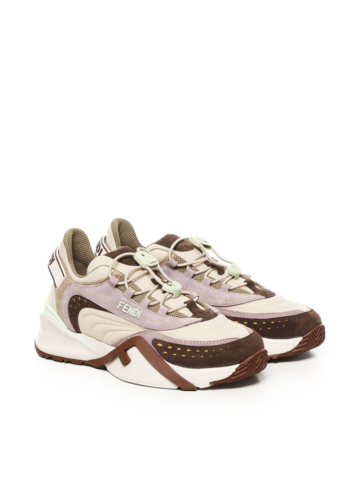 Fendi Sneakers Brown Polyester