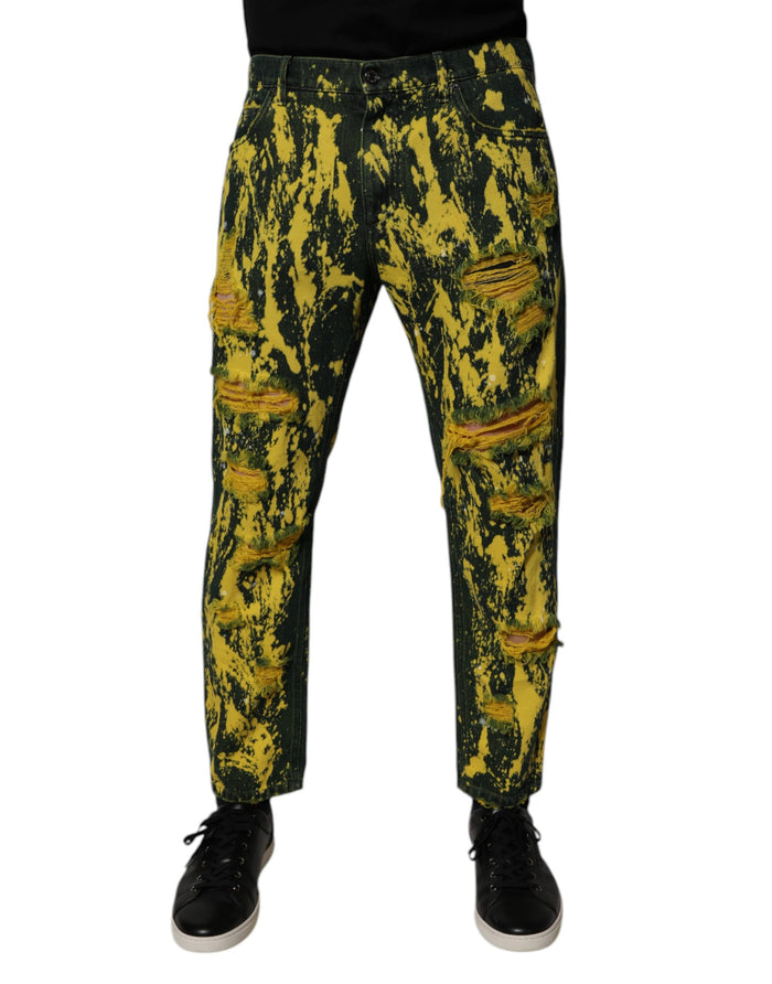 Dolce & Gabbana 100% Cotton jeans in yellow