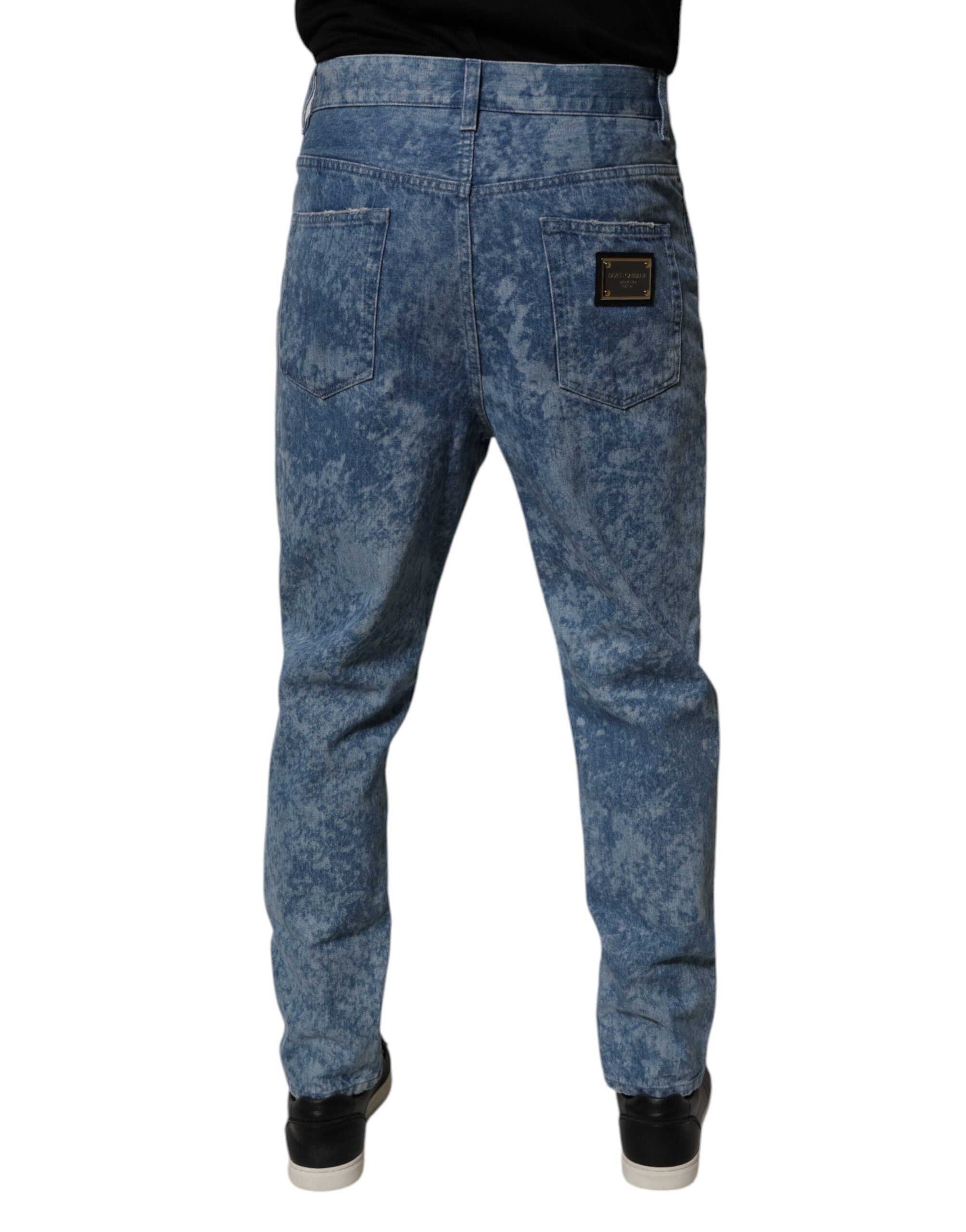 Dolce & Gabbana 98% Cotton 2% Elastane jeans in blue — view 4