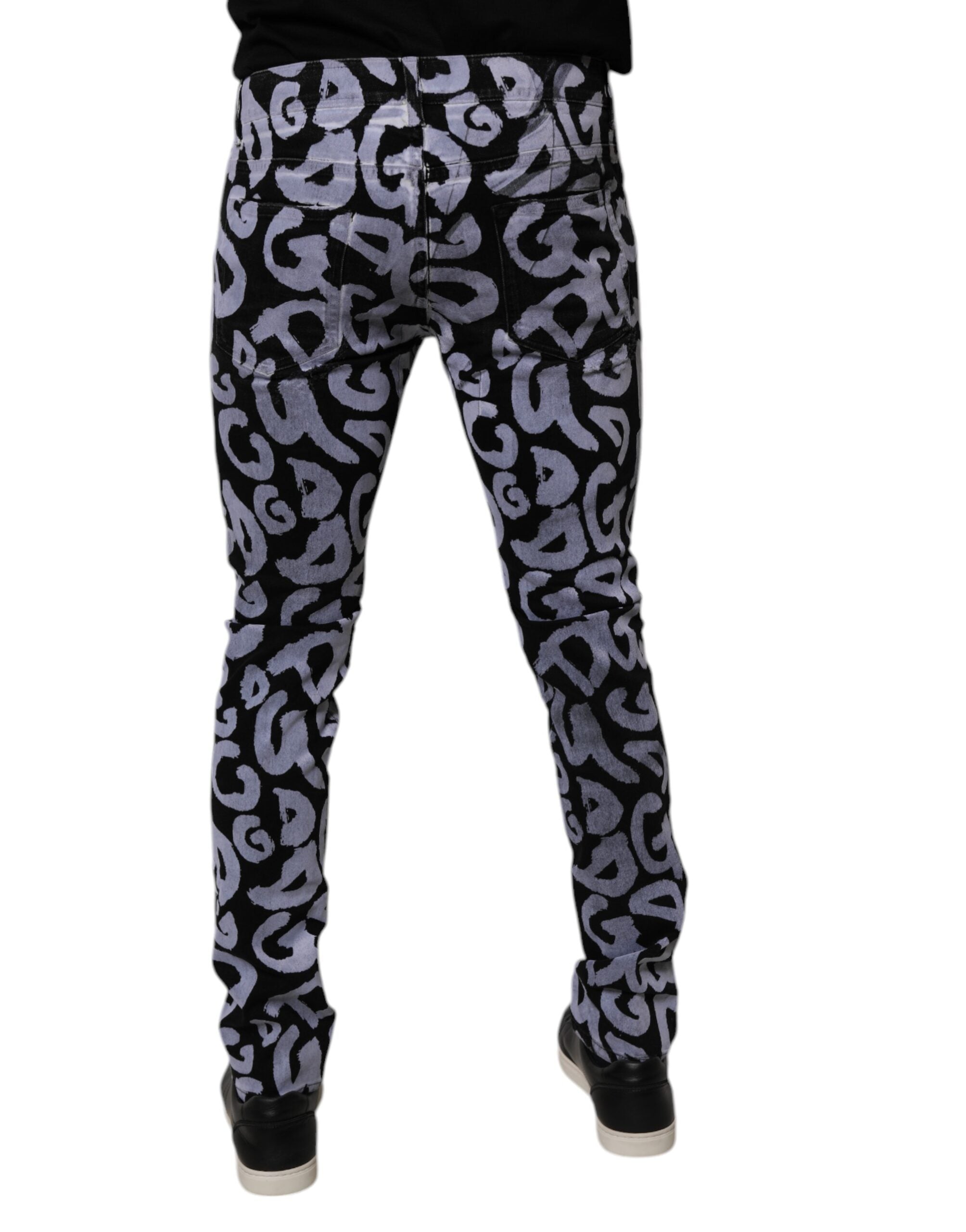 Dolce & Gabbana 100% Cotton jeans in black — view 4