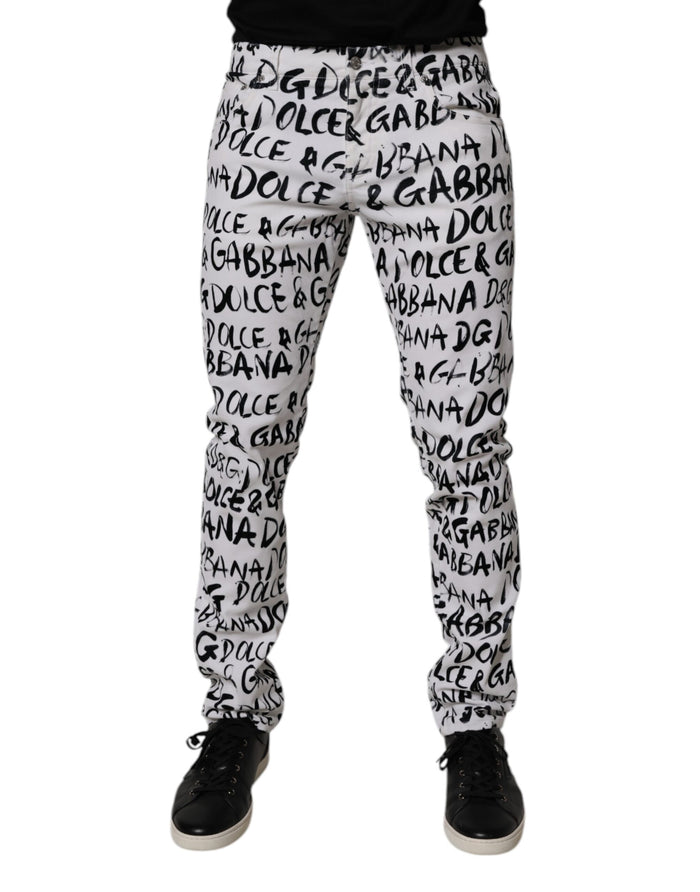 Dolce & Gabbana 100% Cotton jeans in white — view 2